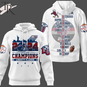 2024 Fiesta Bowl Champions Liberty Flames 3D Shirt, Hoodie – White