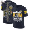2024 Rose Bowl Game Champions Michigan Wolverines Footbll Jersey – White