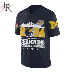2024 Rose Bowl Game Champions Michigan Wolverines Footbll Jersey