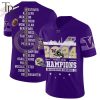 2024 Sugar Bowl Champions Washington Huskies Football Jersey – Purple, Black