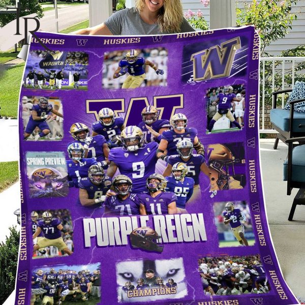 Washington Huskies Purple Reign Champions Fleece Blanket