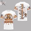 Texas Longhorns Sugar Bowl Champions Mascot And City Design 3D Shirt, Hoodie – Orange, Black