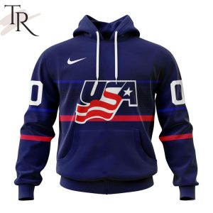 USA Hockey Away Personalized Kits Hoodie