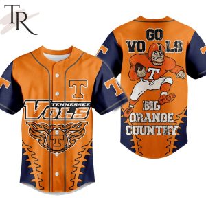 Tennessee Volunteers Go Vols Big Orange Country Baseball Jersey