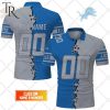 Personalized NFL Denver Broncos Mix Jersey Style Polo Shirt