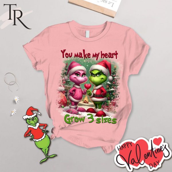 You Make My Heart Grow 3 Sizes Grinch Be My Valentine Pajamas Set