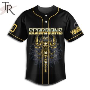 Personalized Scorpions Return To Forever Stop To Hate Learn To Forgive Baseball Jersey