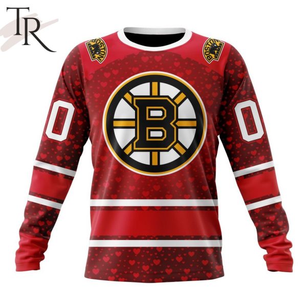 NHL Boston Bruins Special Gift For Valentines Day Hoodie