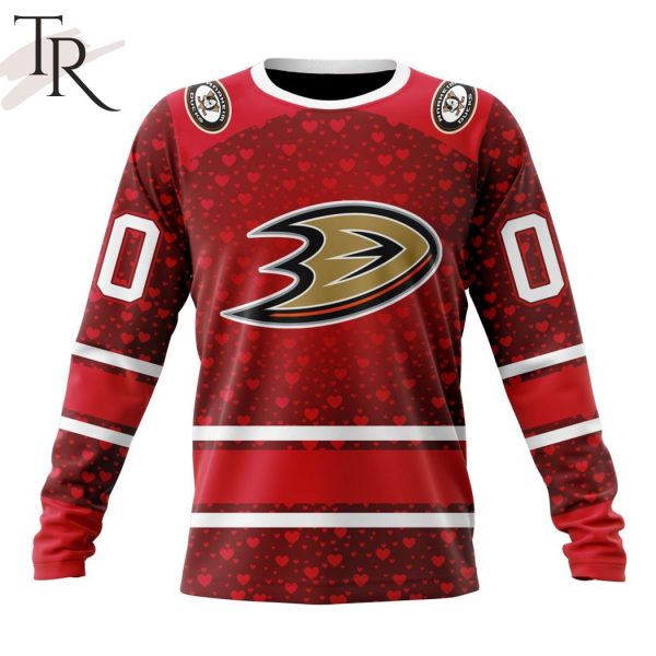 NHL Anaheim Ducks Special Gift For Valentines Day Hoodie