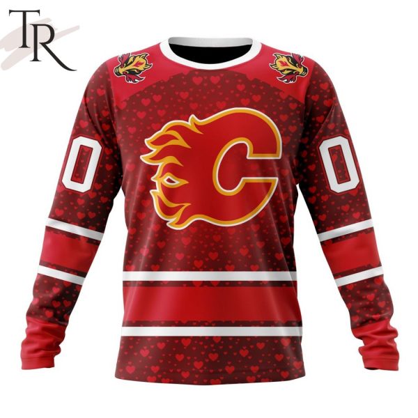 NHL Calgary Flames Special Gift For Valentines Day Hoodie