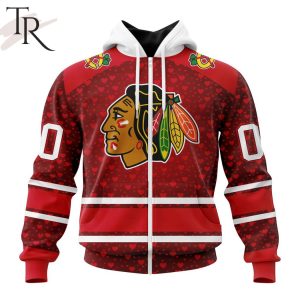NHL Chicago Blackhawks Special Gift For Valentines Day Hoodie