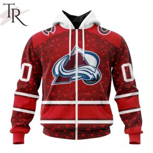 NHL Colorado Avalanche Special Gift For Valentines Day Hoodie