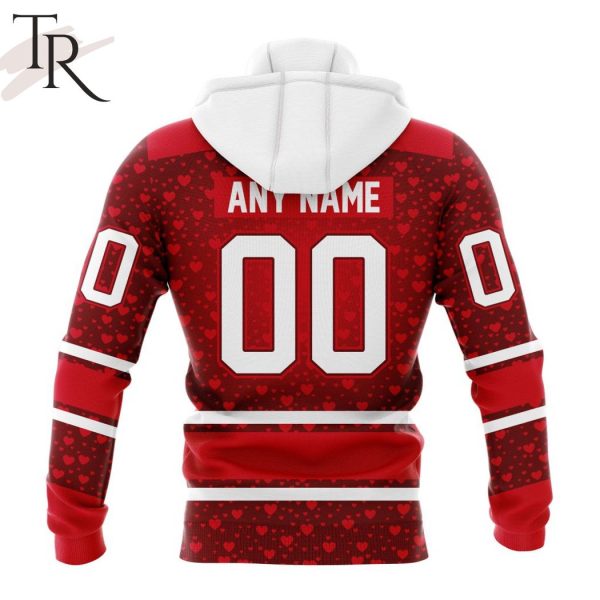 NHL Detroit Red Wings Special Gift For Valentines Day Hoodie