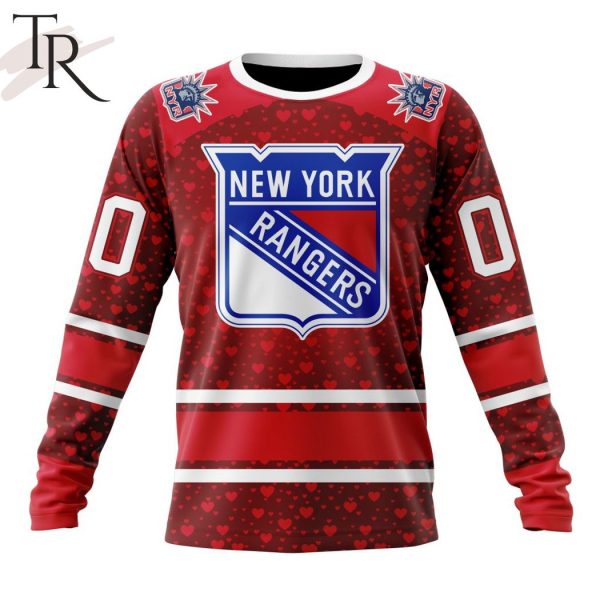 NHL New York Rangers Special Gift For Valentines Day Hoodie