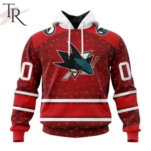NHL San Jose Sharks Special Gift For Valentines Day Hoodie