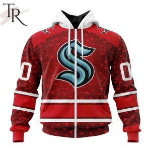 NHL Seattle Kraken Special Gift For Valentines Day Hoodie