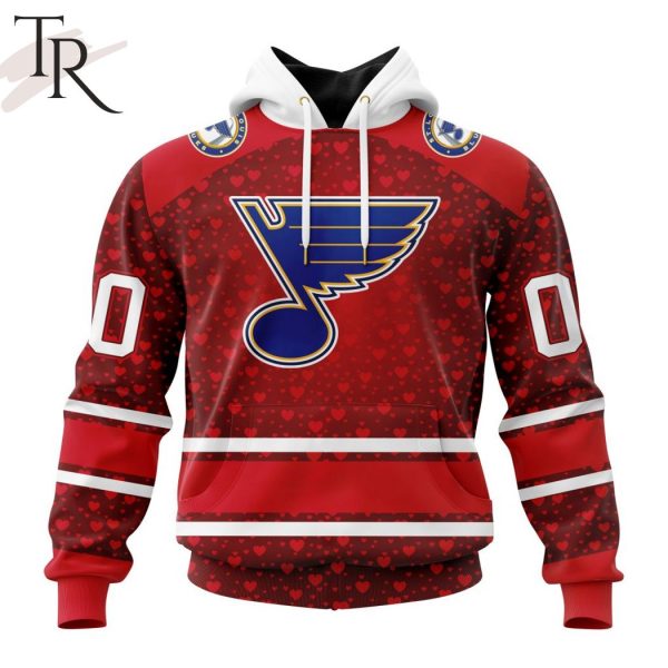 NHL St. Louis Blues Special Gift For Valentines Day Hoodie