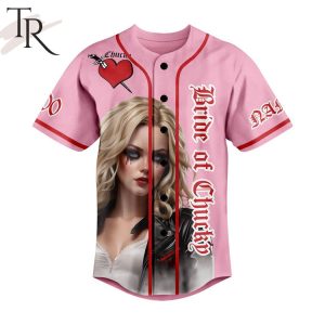 Personalized Bride Of Chucky Ciffany Valentine Barbie Eat Your Heart Out Baseball Jersey
