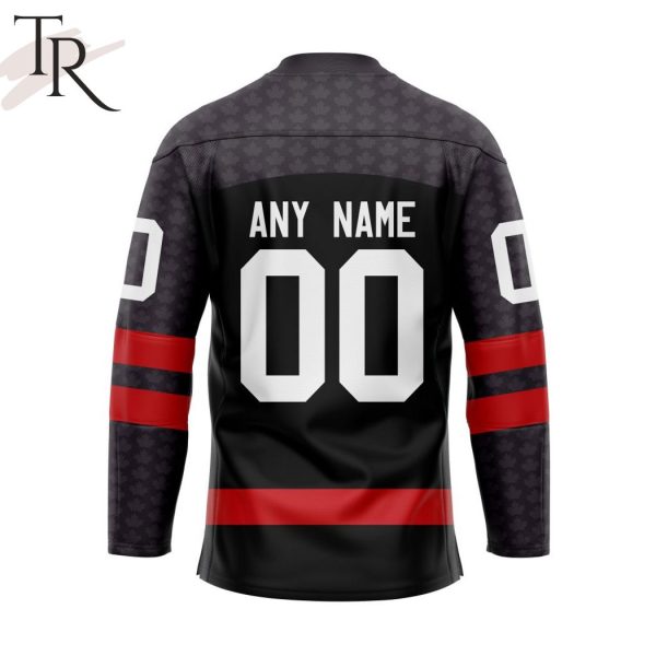 Hockey Canada Personalized Black Hockey Jersey