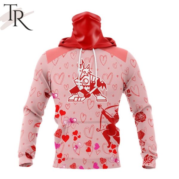 Personalized NHL Arizona Coyotes Special Design For Valentines Day Hoodie