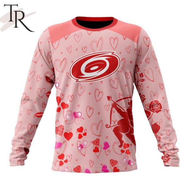 Personalized NHL Carolina Hurricanes Special Design For Valentines Day Hoodie