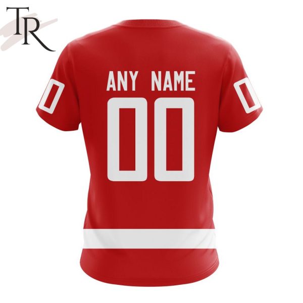 Hockey Canada Personalized Heritage Red Kits Hoodie