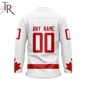 Hockey Canada Personalized Heritage White Hockey Jersey