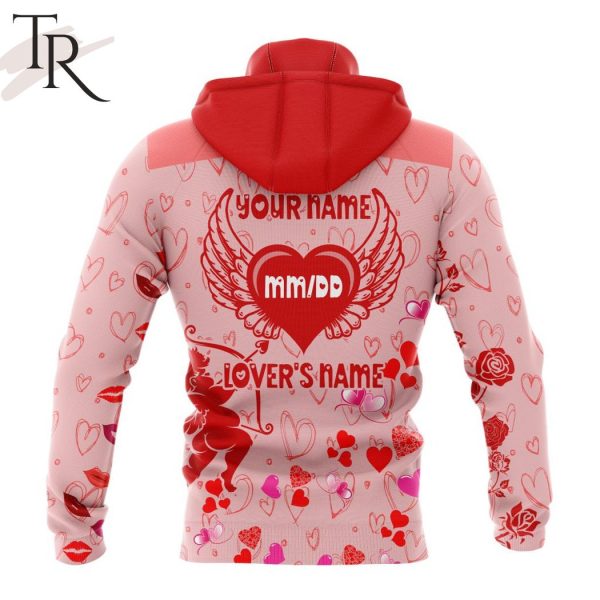 Personalized NHL Chicago Blackhawks Special Design For Valentines Day Hoodie