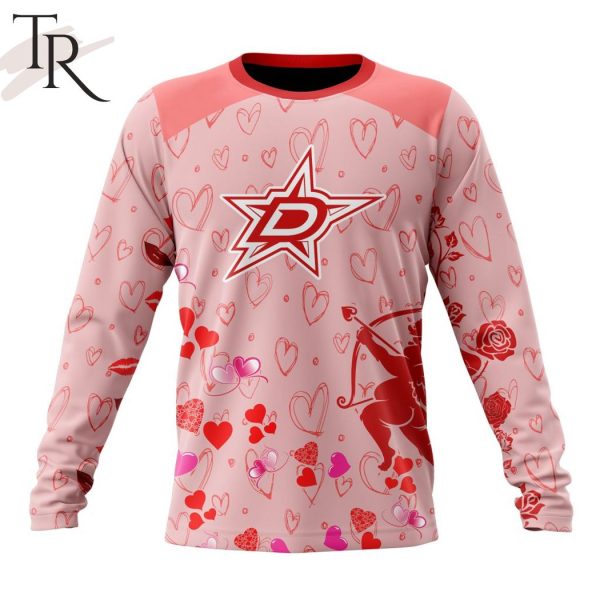 Personalized NHL Dallas Stars Special Design For Valentines Day Hoodie