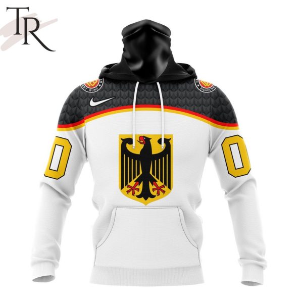 Germany National Ice Hockey Team Personalized Home Kits Hoodie