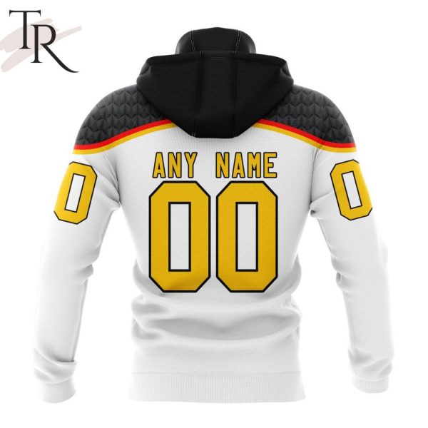 Germany National Ice Hockey Team Personalized Home Kits Hoodie