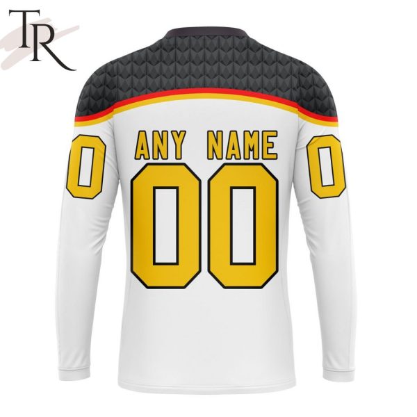 Germany National Ice Hockey Team Personalized Home Kits Hoodie