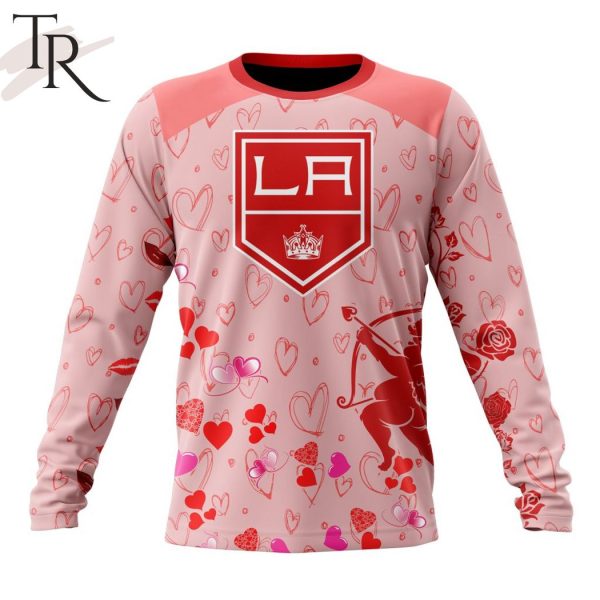 Personalized NHL Los Angeles Kings Special Design For Valentines Day Hoodie