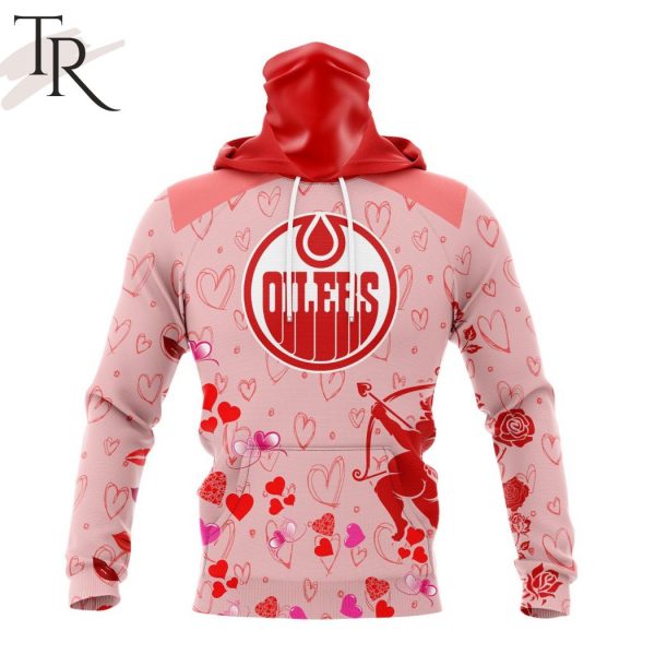 Personalized NHL Edmonton Oilers Special Design For Valentines Day Hoodie