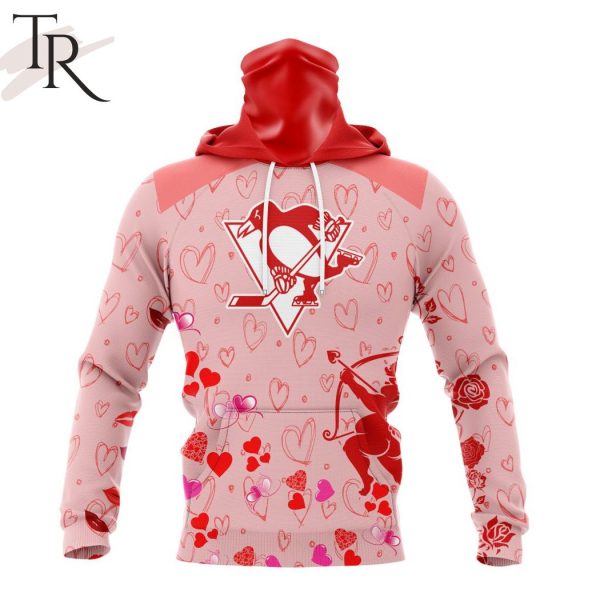 Personalized NHL Pittsburgh Penguins Special Design For Valentines Day Hoodie