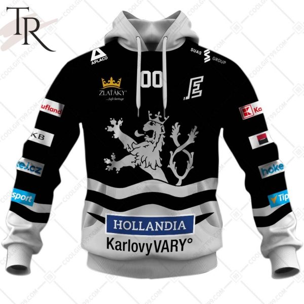 Czech Extraliga HC Energie Karlovy Vary Jersey Style Hoodie