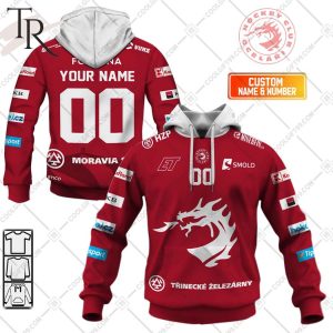 Czech Extraliga HC Skoda Plzen Jersey Style Hoodie