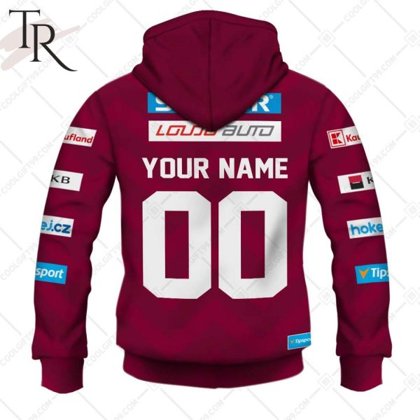 Czech Extraliga HC Sparta Praha Jersey Style Hoodie