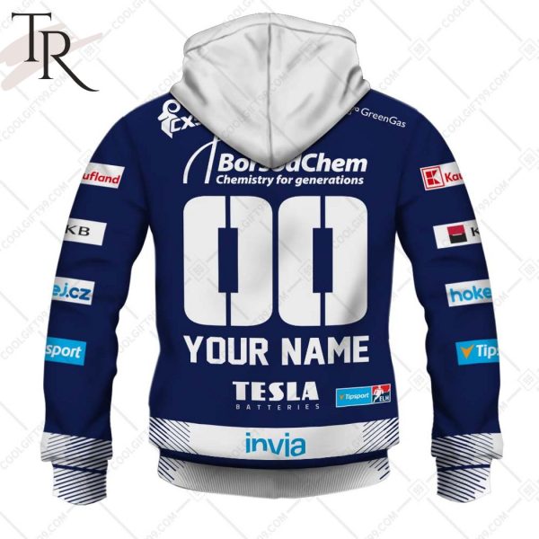 Czech Extraliga HC Vitkovice Ridera Jersey Style Hoodie