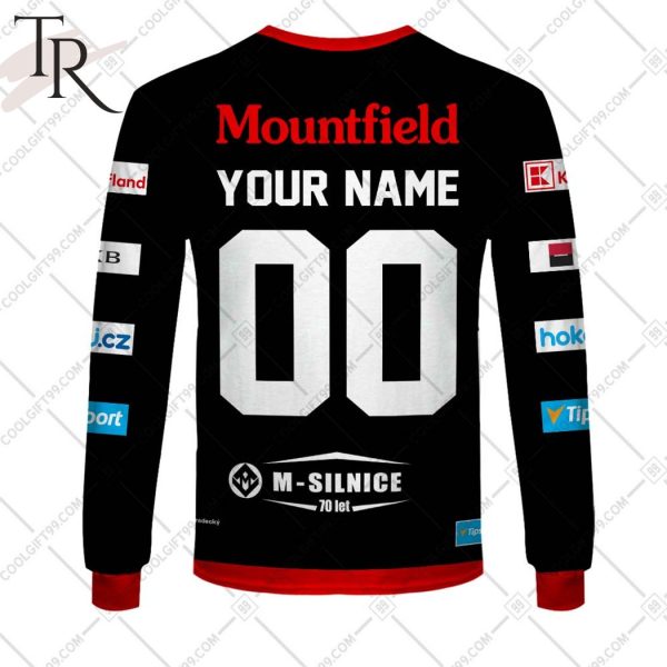 Czech Extraliga Mountfield HK Jersey Style Hoodie