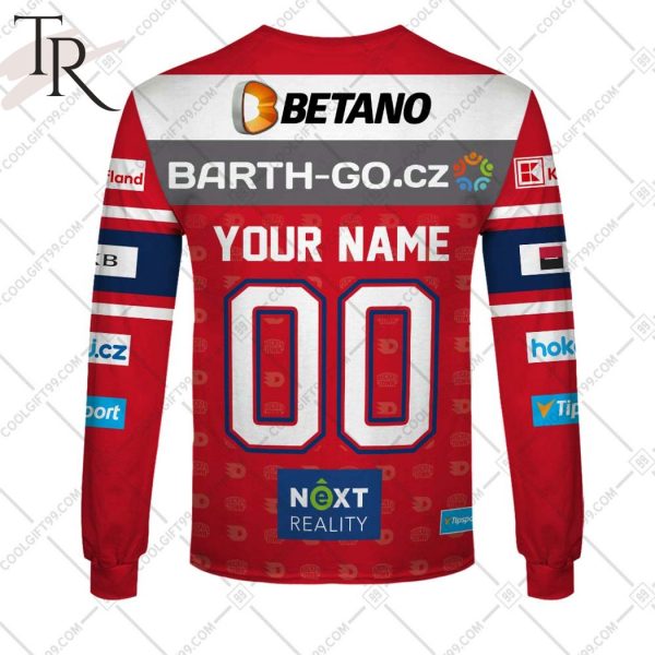 Tipsport Extraliga HC Dynamo Pardubice Jersey Style Hoodie