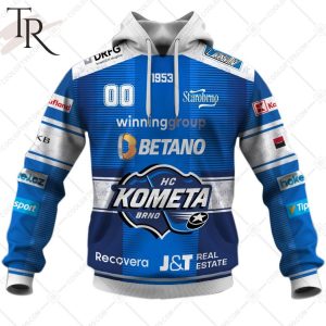 Tipsport Extraliga HC Kometa Brno Jersey Style Hoodie