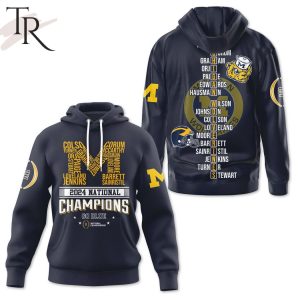 Michigan Wolverines 2024 National Champions Go Blue National Championship Hoodie – Blue