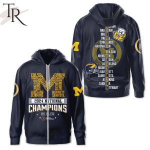 Michigan Wolverines 2024 National Champions Go Blue National Championship Hoodie – Gradient