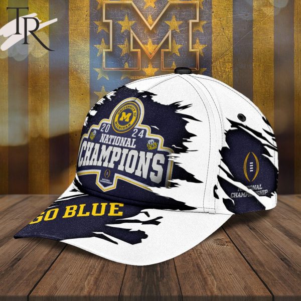 Michigan Wolverines Football 2024 National Champions Go Blue Classic Cap