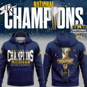 National Champions Michigan Jan 8 , 2024 Houston, TX Hoodie, Longpants, Cap