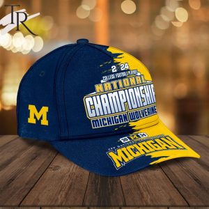 2024 College Football Playoff National Championship Michigan Wolverines Cap