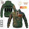 Personalized NFL New Orleans Saints Marine Camo Hoodie