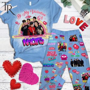 Be My Valentine Girl NKOTB Pajamas Set