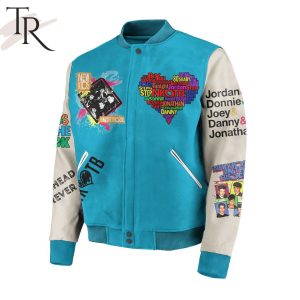 Step By Step Really Want You In My World NKOTB Baseball Jacket